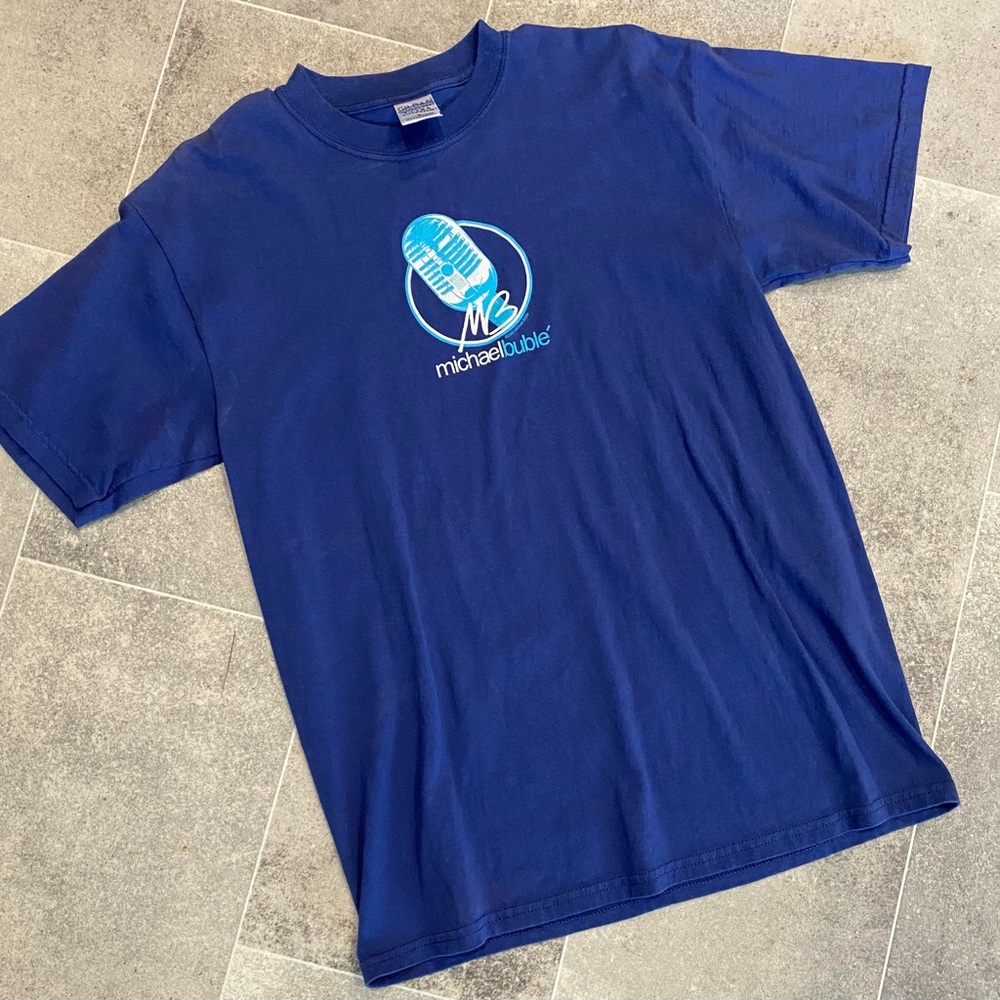 Michael Bublé Blue Graphic T-Shirt